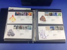 Royal Millenium FDC album in slip case with all twelve of the ``Tales`` and all twelve of the ``