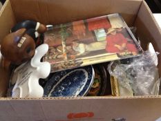 Miscellaneous Box Containing Various Items Of Porcelain including plates etc.