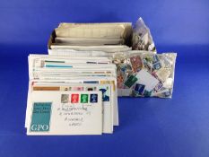 Large Box of First Day Covers and Stamps.