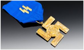 WW2 German SS Loms Service Medal