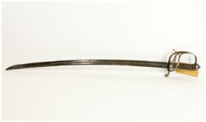 English Mid 19th Century 1846 Pattern Light Cavalry Officers` Sword, Shagreen Grip, Three Bar