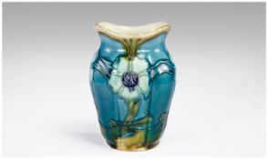 Mintons Secessionist Vase no 12, circa 1900. Height 5.25 inches.