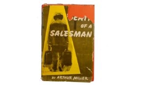 `Death of a Salesman` by Arthur Miller, 1st Edition, Viking Press 1989. With damaged dust cover.