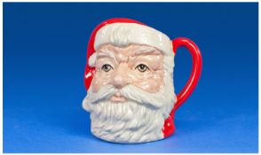 Royal Doulton Character Jug ` Santa Claus ` Style 4. D.6705. Small Size. Issued 1984-2002, Height