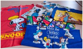 Collection Of Various Teatowels including Tetley, Disney etc,.