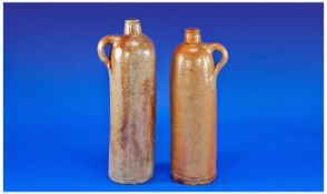 Pair of Early 20th Century German Pottery Flagons, inscribed `Georg Kreuzberg`, stamped and