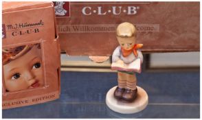 Hummel Club Members Pack including piece for 2000/2001 - honor student