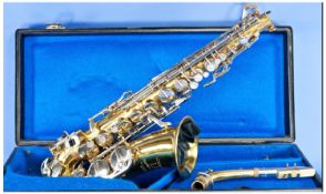 ``Lafleur``, imported by Boosey and Hawkes Alto Saxophone. Extra light case made in East Germany.