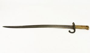 French Model 1866 Sabre Bayonet, Etched To Blade Edge 1871