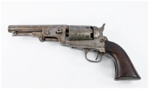 Whitneyville Pocket Revolver with walnut grips, made by Lepage and Lepage Paris 1860`s. Under