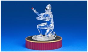 Swarovski Crystal Annual Limited Edition Redemption Figure For S.C.S Members. Date 2001. `Harlequin`