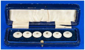 Boxed Set Of Pearl Shirt Buttons.