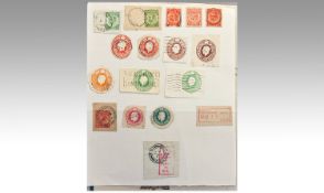 A Good Stamp Collection Of Issues From QV-QEII. There are 18 QV stamps including some officials,