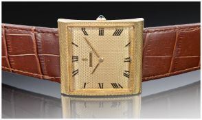 CORUM Buckingham  - Fine 18ct Yellow Gold Gents Wrist Watch. Circa 1960`s the Gold Dial with Roman