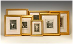 Collection of Classical Framed Prints/engravings (7) in total, various sizes.