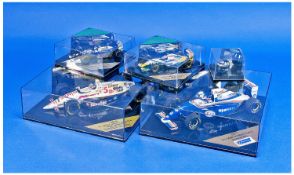 Collection of Heritage Formula 1 Cars, including Sauber C13 Tissot, Lotus Mugen 107C, Williams