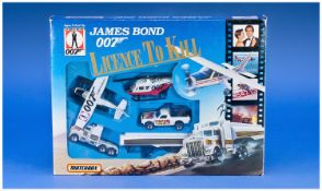 Boxed Matchbox James Bond Set, `Licence To Kill 1989` unopened.