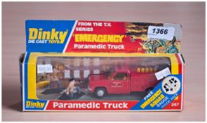 Dinky Diecast Model 267 `Emergency` Paramedic Truck. Complete With Box.
