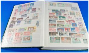 Large 32 page double sided stock book filled with athletics related stamps. These thematics are from