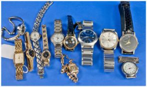 Collection Of Mixed Low Value Wristwatches.