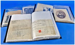 3 Albums of Ephemera - Documents and Photos