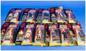 Collection of Star Wars Figures Episode I by Hasbro. All In Original Packaging. ( 11 ) In Total.