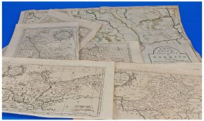 Collection of Seven Eighteenth  Century Maps of Germany. (unframed).