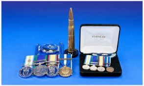Military Interest Comprising Four Medals South Atlantic Medal, Campaign Service Medal, Gulf Medal