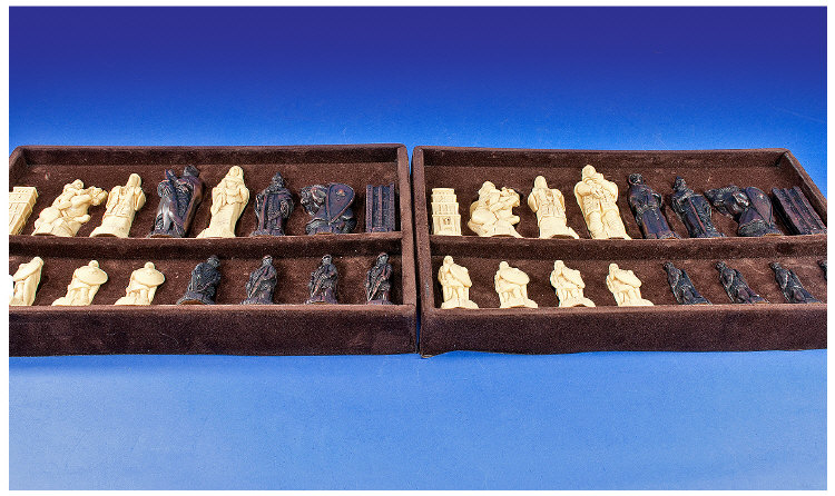 Battle of Hastings Chess Set, crafted at Studio Anne Carlton, Hull, all authentically modelled to be