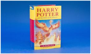 Harry Potter and the Order of the Phoenix First Edition. Hardback Cover.