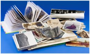 Box of Photographs - Ephemera - Documents - Album of Postcards