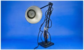 George Cawardine Anglepoise Desk Lamp, designed 1934, early manufacture by Herbert Terry & Sons,