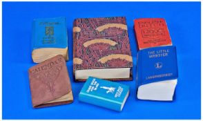 Collection Of Five Miniature Books, Comprising Lilliput Maori Place Names, The Little Webster,