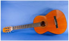 Spanish Made Flamenco Guitar by Almeria with soft case.