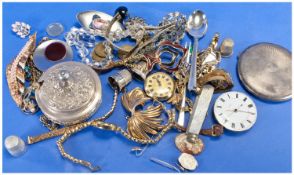 Collection Of Low Value Costume Jewellery And Oddments.