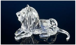Swarovski Crystal Annual Limited Edition Figure For Members Of The S.C.S date 1995. `Lion` the