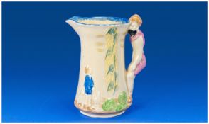Jack and The Bean Stork Pottery Jug. C1930`s 8 inches in height.