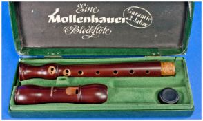 Aulos Alto/Treble Recorder in case with kit,