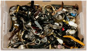 Collection of Watches, Various Sizes and Makes, Some Ideal for Parts etc. Approx 100 altogether.