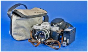 Polaroid Camera and Case.