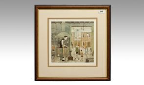 Geoffrey Woolsey Birks 1929-93 Pencil signed coloured limited edition print. Number 160/375.