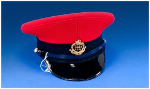 Royal Military Police Cap, Marked To Interior Compton Webb (Headdress) Ltd.