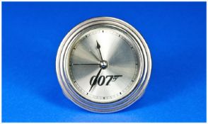 James Bond 007 Table Clock. 2.5`` in height.