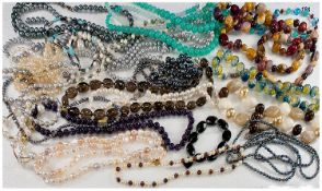 A Good Selection of Over 20 Plus Ladies Assorted Necklaces, various sizes, colours etc. All pieces