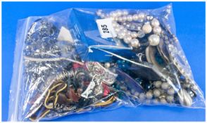 Box of Assorted Costume Jewellery