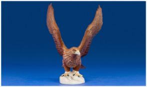 Beswick Bird Figure `Golden Eagle` Matt. Model number 2062. Height 9.25``.