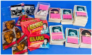 Elvis Presley Trading Cards, 16  unopened pockets and 4 complete sets and several incomplete sets
