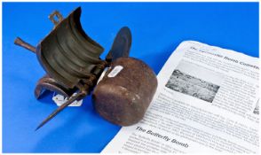 WW2 `Butterfly Bomb` SD2. Together With Later Paper Work Showing Technical Specifications Relating