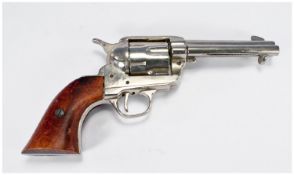 BKA 98 Replica Army Revolver, single action, wood hand grips, circa 1950`s. 10.5 inches in length.