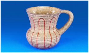 Clarice Cliff Jug `Goldstone` Abstract. Circa 1931 - 36. Height 6.75 inches.